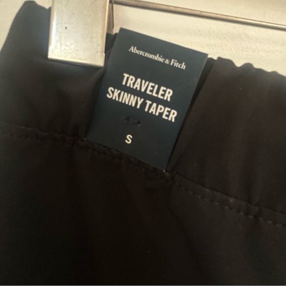 NWT Abercrombie & Fitch Traveler Skinny Taper Pants Black Men’s Small Y2K NEW - Picture 5 of 11